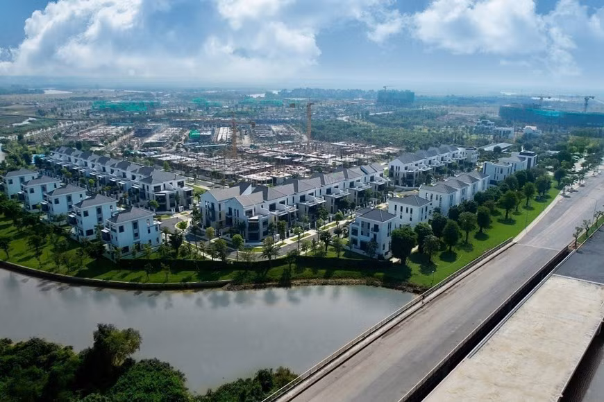 Le projet de zone urbaine Aqua City. 