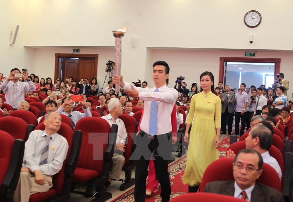 Le flambeau traditionnel de la VNA.