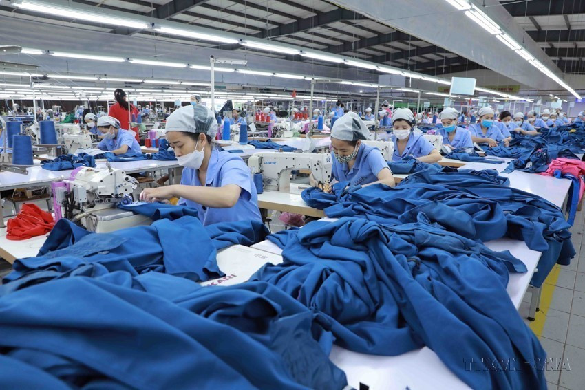 Les principaux travailleurs de l'industrie textile sont des femmes. Photo: VNA