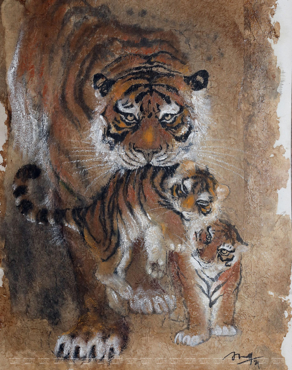 Le tigre suscite à la fois un sentiment de crainte et d'admiration: ses prouesses, sa férocité, sa beauté et l'harmonie des contraires. Photo: VNP