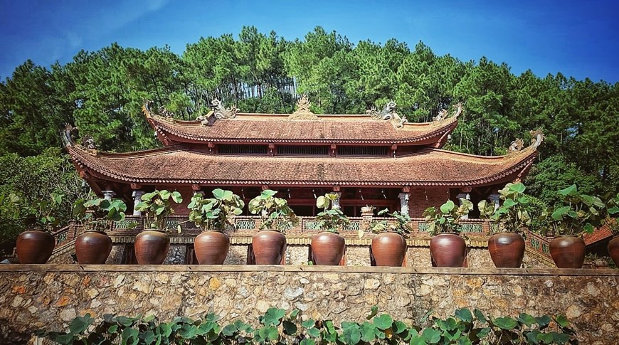 On peut ressentir la tranquillité de cette pagode et la vie simple des moines. Photo : VNA
