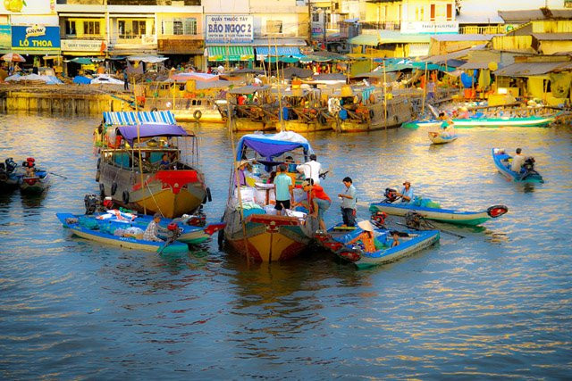 Vu de haut, ils sont comme des jardins royaux avec plein de couleurs.