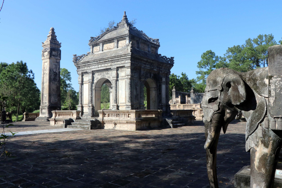 Le tombeau de Dông Khanh. Photo: VNA