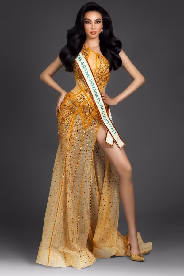 Avant Nguyên Thuc Thuy Tiên, la 2e dauphine concours Miss Vietnam 2020, Nguyên Lê Ngoc Thao, a représenté le Vietnam à Miss Grand International 2020. Photo : VNA