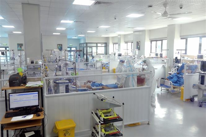 Actuellement, cet établissement traite 17 patients graves atteints du Covid-19. Photo : VNA