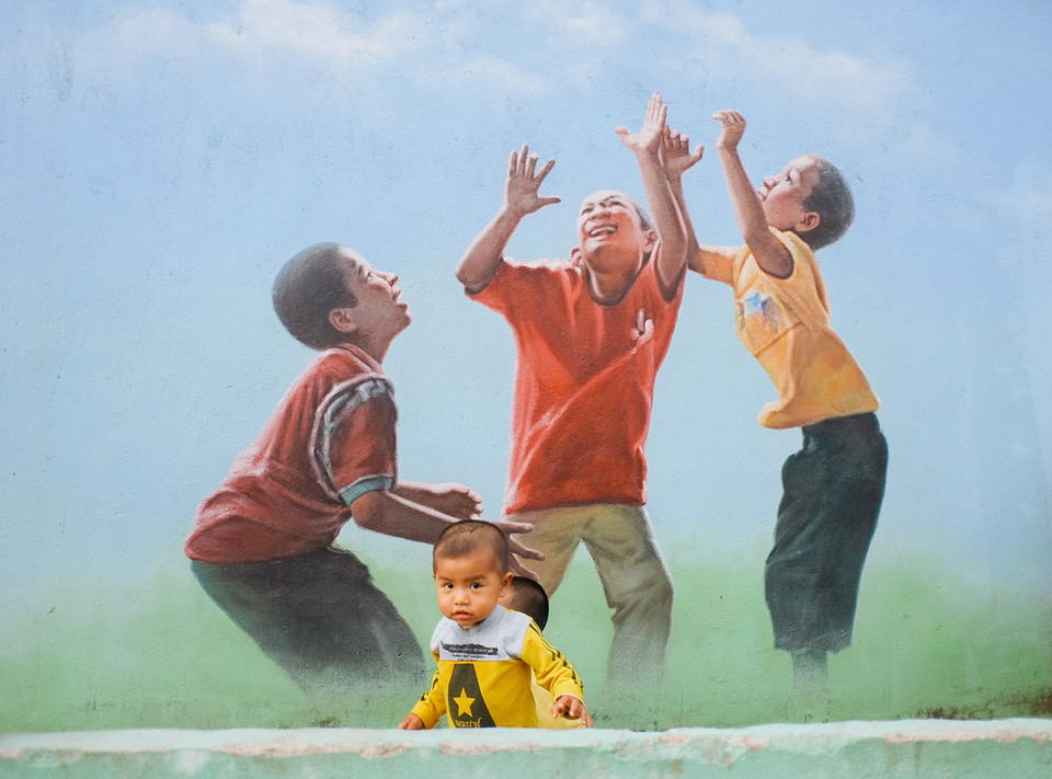 Grâce au talent de volontaires sud-coréens, Tam Thanh est devenu le premier village de fresques murales du Vietnam.