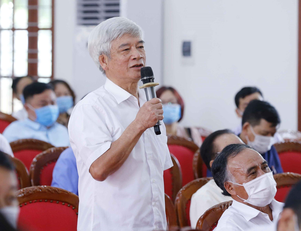 Trân Van Hung, électeur du district d’An Lao, ville de Hai Phong. Photo : VNA