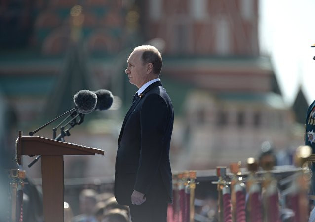 Le discours du président russe Vladimir Poutine pour le 71e anniversaire de la Victoire sur l'Allemagne nazie. 