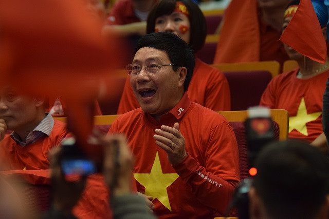 Le vice-Premier ministre et ministre des Affaires étrangères du Vietnam, Pham Binh Minh.