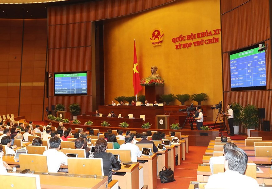 Les 457 sur 457 députés de l'Assemblée nationale ont voté la résolution sur la ratification de l'accord de libre-échange entre l'UE et le Vietnam.