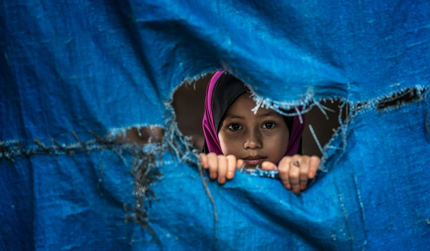 Une fillette d’ethnie minoritaire vivant à Hô Chi Minh-Ville.