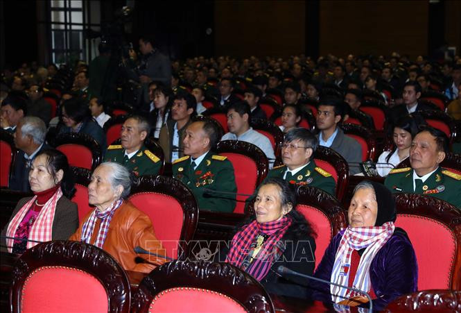 Les délégués lors de la cérémonie.