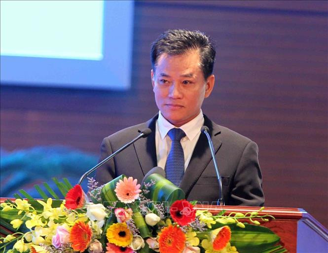 Le vice-président et secrétaire général de l'Union des organisations d'amitié du Vietnam (VUFO), Dôn Tuân Phong prend la parole.