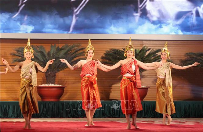 Un numéro artistique du Cambodge.