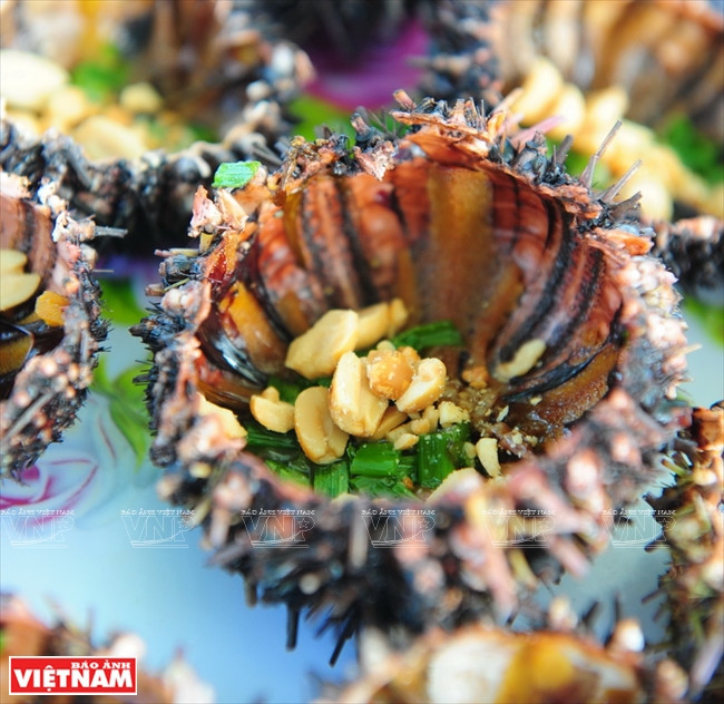 Un plat de fruits de mer préparé par les habitants de l’archipel 