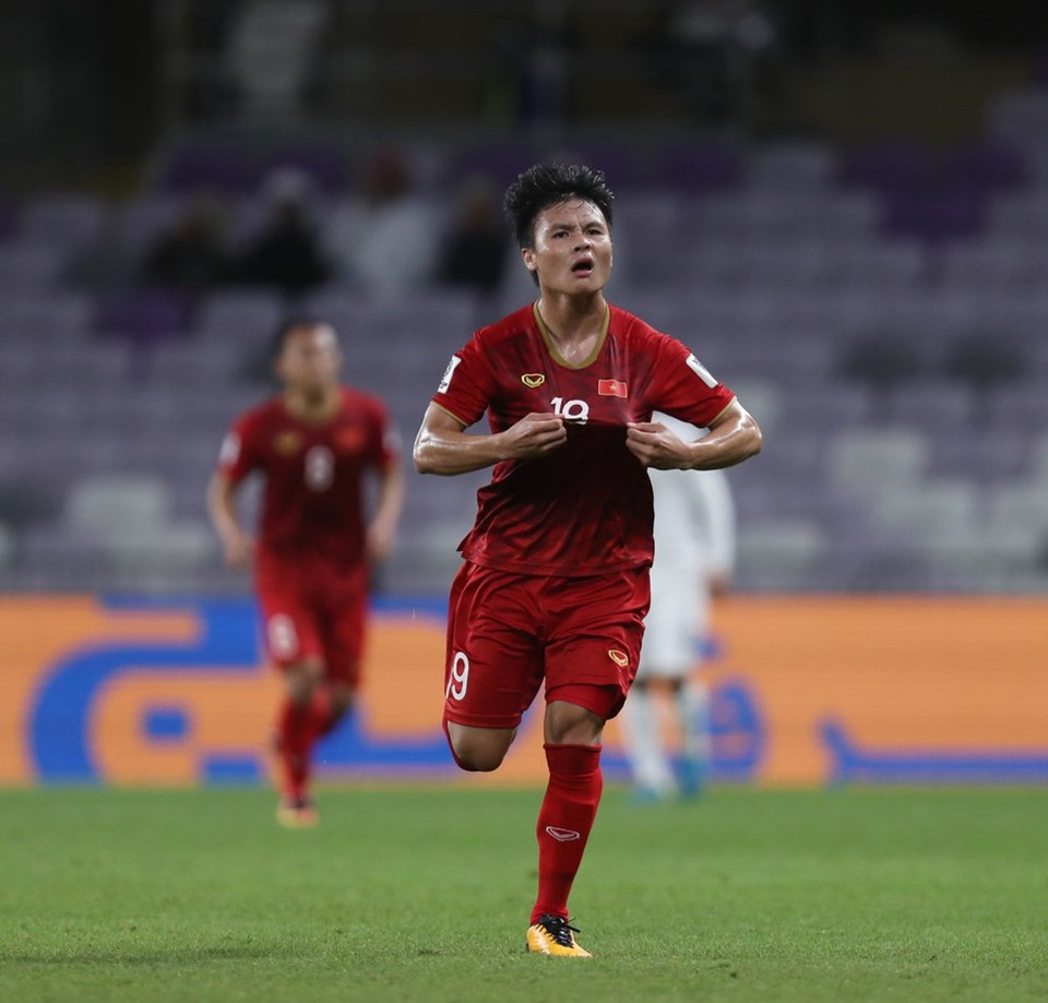 Il s'agit de son premier but dans le cadre de l'Asian Cup 2019. Photo: afcasiancup