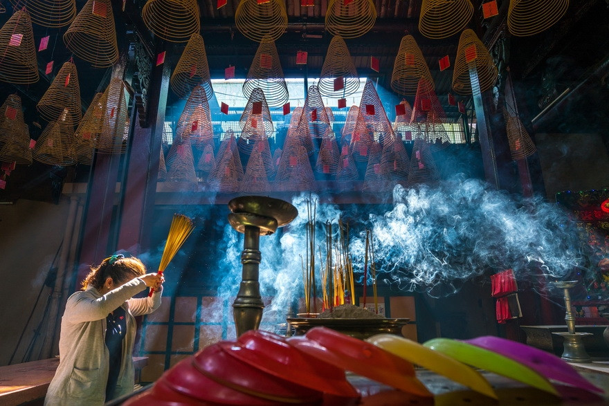 La pagode Thiên Hâu dans le 1er arrondissement.