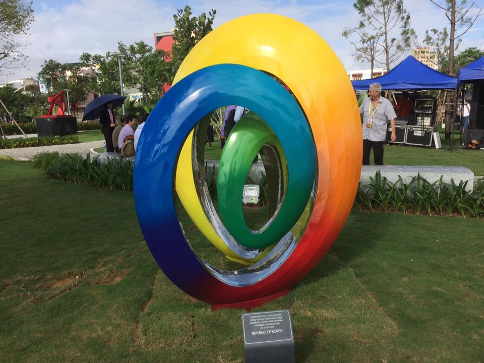 L’œuvre de la République de Corée.