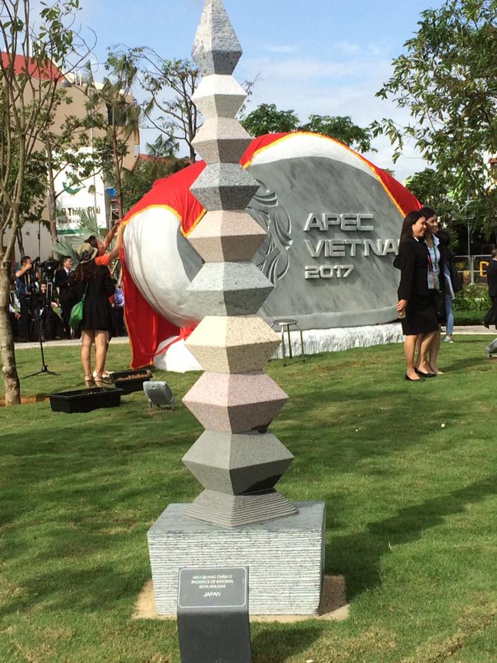 L’œuvre "rayonnement de vérité", du Japon.