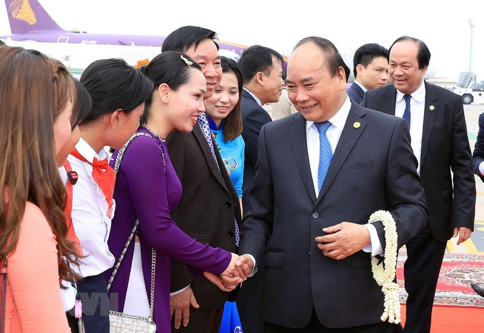 Le chef du gouvernement Nguyen Xuân Phuc termine sa participation au Sommet de la MRC. 