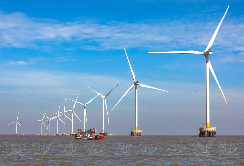  Dans les temps à venir, la province continuera à mettre en œuvre des projets avec l'ambition d'apporter plus de 6.500 MW d'énergie éolienne au réseau électrique national. Photo: VI