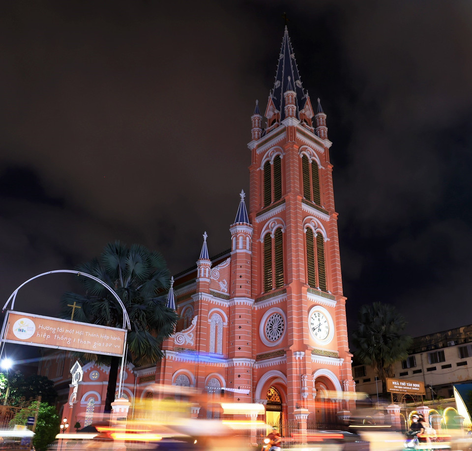  C'est l'une des églises les plus grandes de Ho Chi Minh-Ville, après la Cathédrale Notre-Dame de Saïgon. Photo : VNA