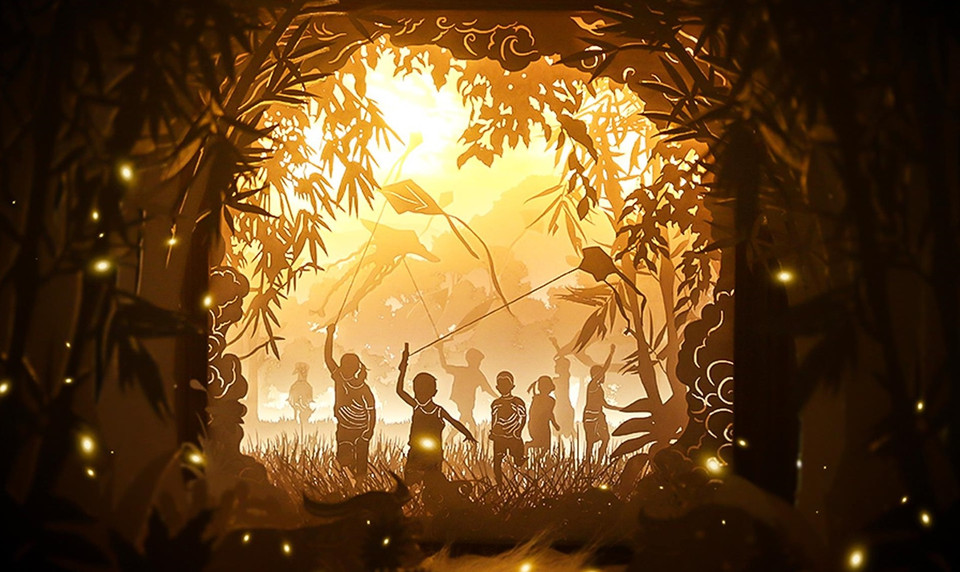  Actuellement, Nguyen Duy Duy a créé plus d'une centaine de produits de caissons lumineux. Photo: VNA