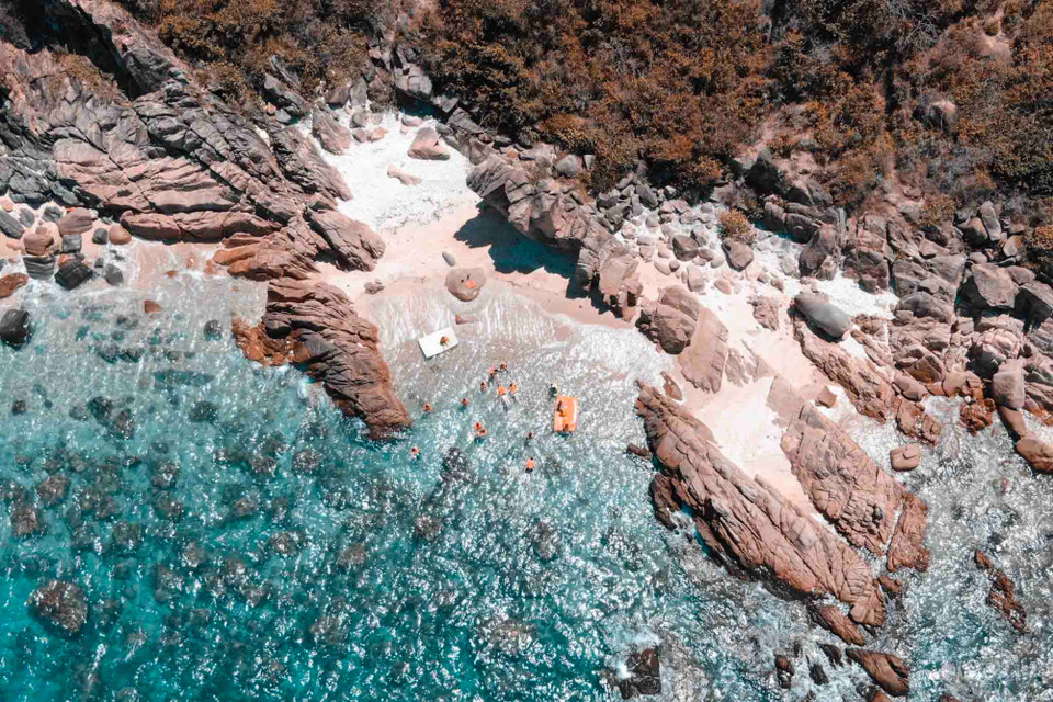  Petite plage à Cu Lao Xanh. Photo: VNA