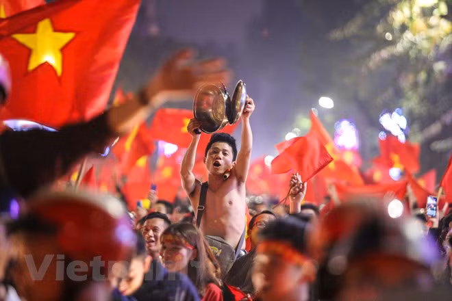 Tous les moyens étaient bons pour exprimer sa joie !