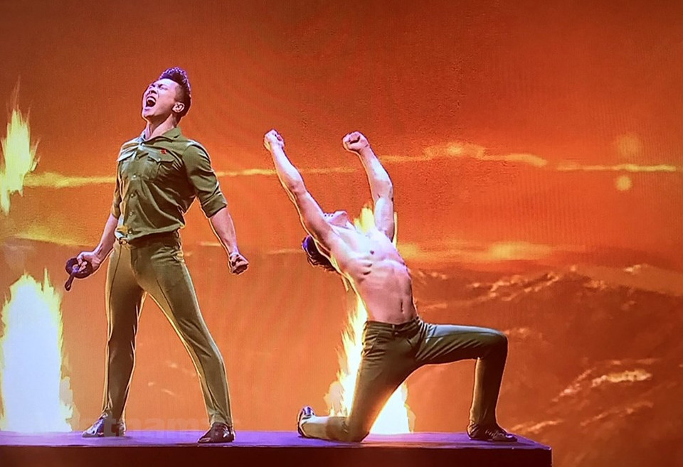 Quelques images du spectacle présenté par les deux frères 