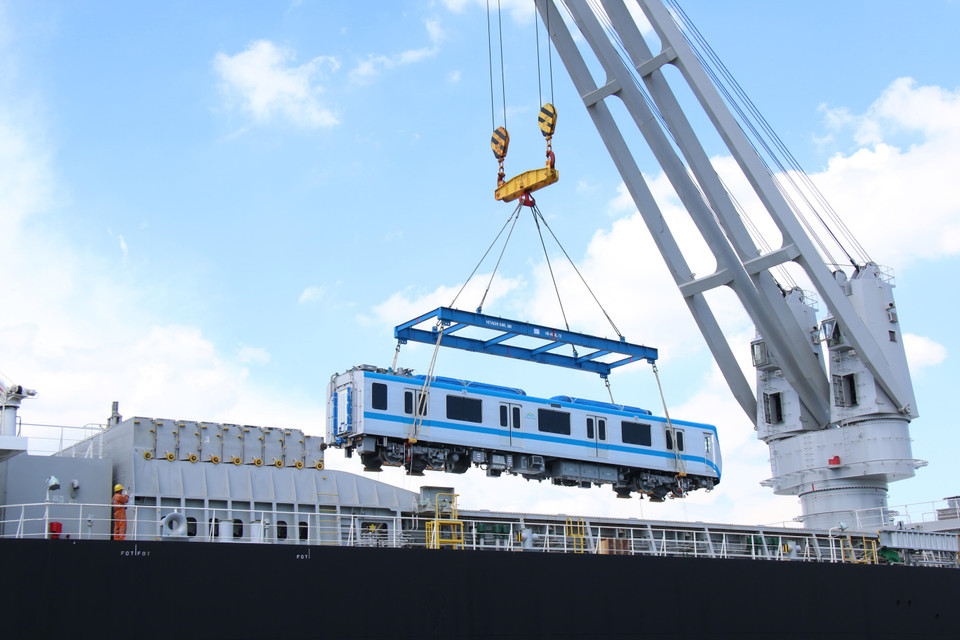 Une rame du train No 4. Photo : VNA