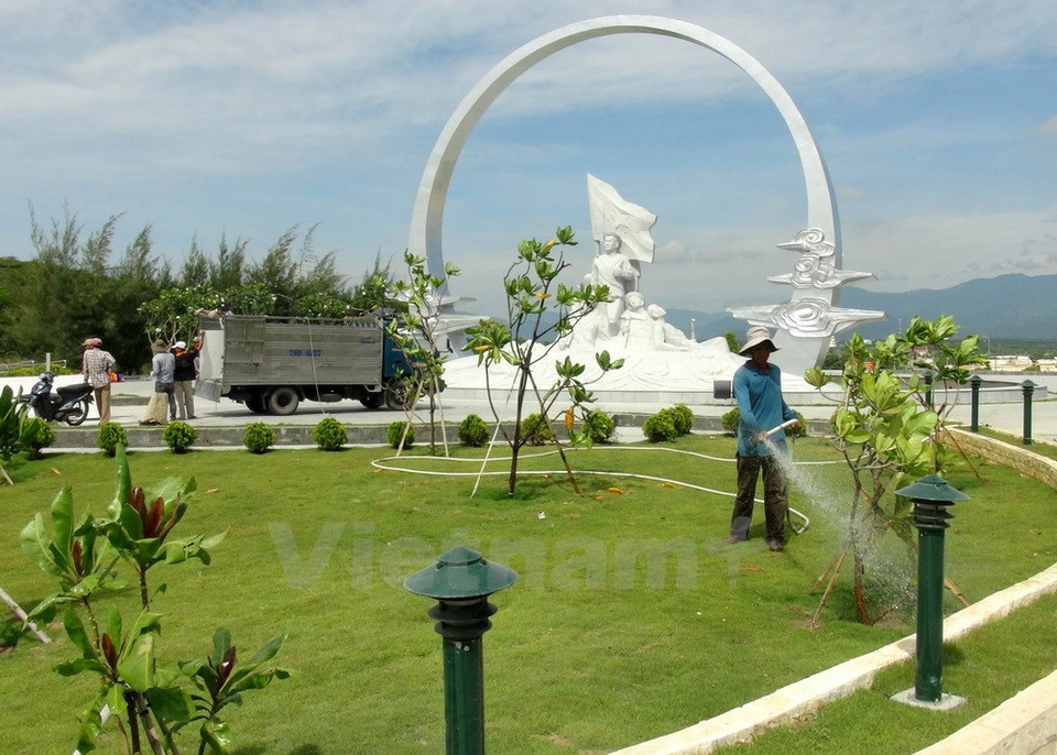 Un coin du complexe mémorial des martyrs de Gac Ma. Photo: VNA