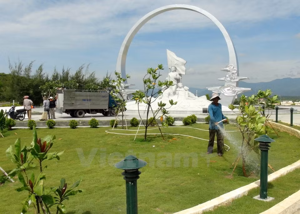 Un coin du complexe mémorial des martyrs de Gac Ma. Photo: VNA