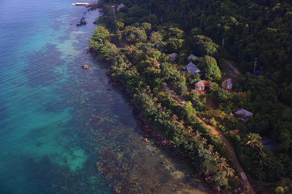 Les eaux au Sud de l'île de Phu Quoc. Photo: VNA
