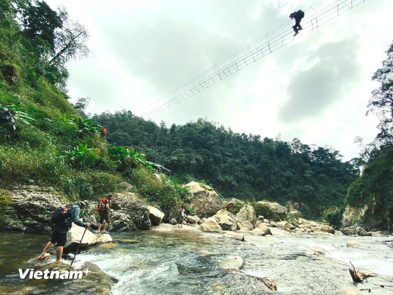 Le sommet de Pusilung est aussi une destination de rêve pour des amateurs de trekking et des routards. Photo: VNA