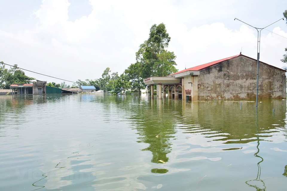 Les hameaux Yen Trinh et Thuan Luong, commune de Hoang Van Thu ont été isolés 