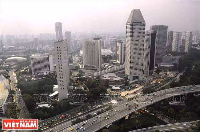La beauté moderne de Singapour.
