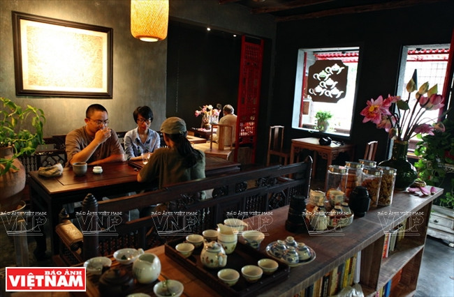 Un espace de dégustation à Hanoï.