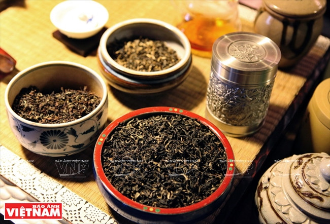 Des thés spéciaux vietnamiens préparés à partir des jeunes pousse du thé Oolong.