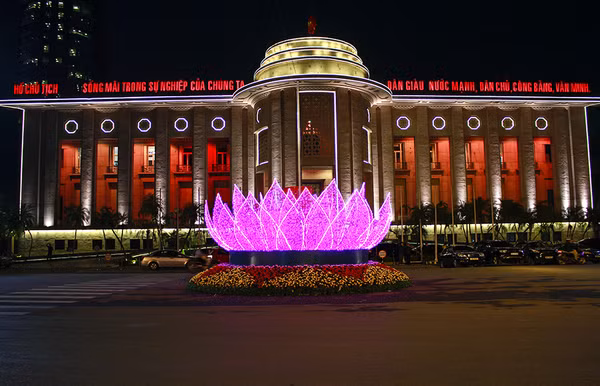 Le siège de la Banque d'État du Vietnam.