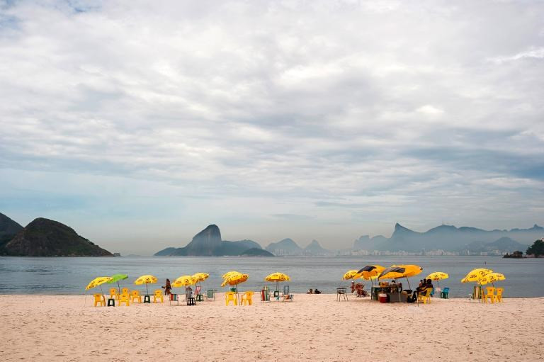 La plage Icarai à Rio de Janeiro, au Brésil. 