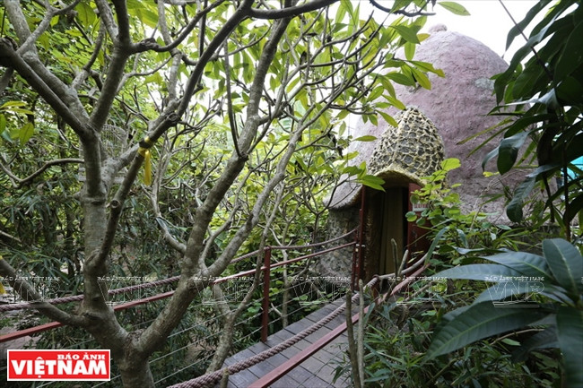 Chaque maison a sa propre conception, mais l'idée générale est de ne faire qu'un avec la nature.