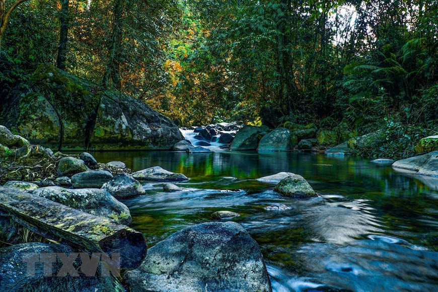 Cascade de Truot dans le parc géologique de Dak Nông. Photo: VNA