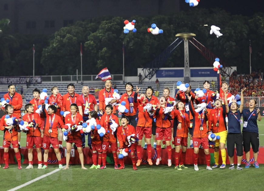 Les Vietnamiennes ont remporté une victoire méritée... Photo: VNA