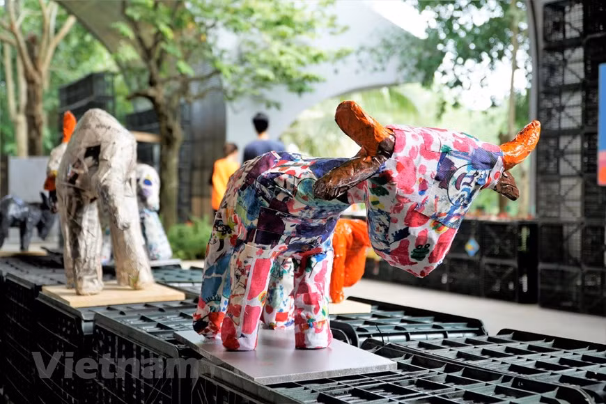 L’édition de 2017 a collecté plus de 383 milliards de dôngs pour construire des écoles pour les enfants dans la commune de Ngoc Long, district de Yen Minh, la province de Ha Giang (Nord). Photo: Vietnam+