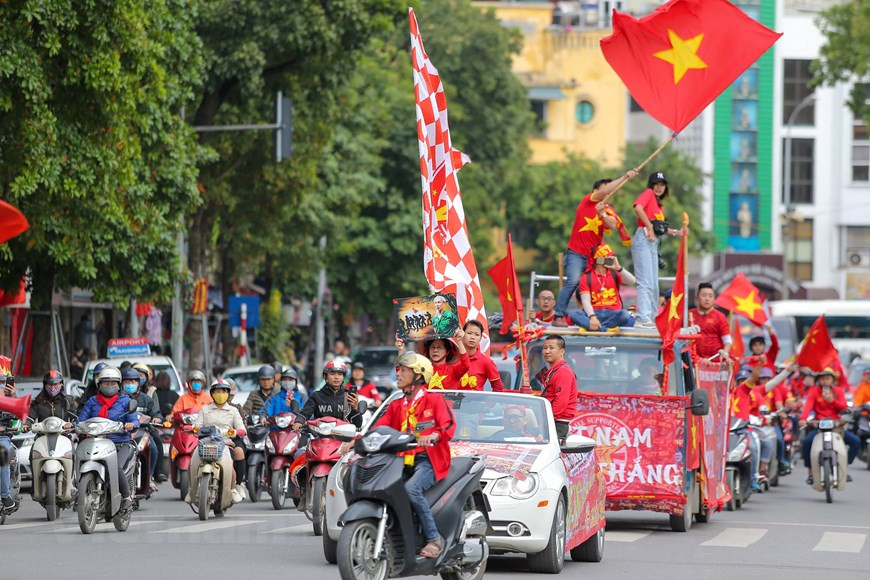 Ce match était très attendu par les supporteurs des deux pays. Photo: Vietnam+