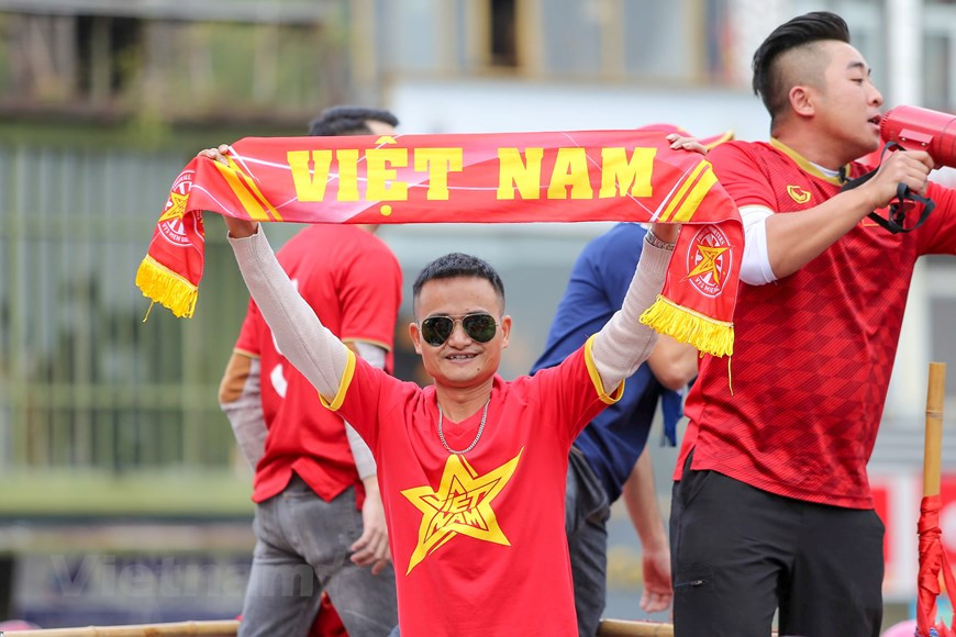 Auparavant, le Vietnam avait battu le 14 novembre le Onze des Émirats arabes unis (EAU) 1-0, lors du match de qualification du deuxième tour de la Coupe du Monde 2022. Photo: Vietnam+