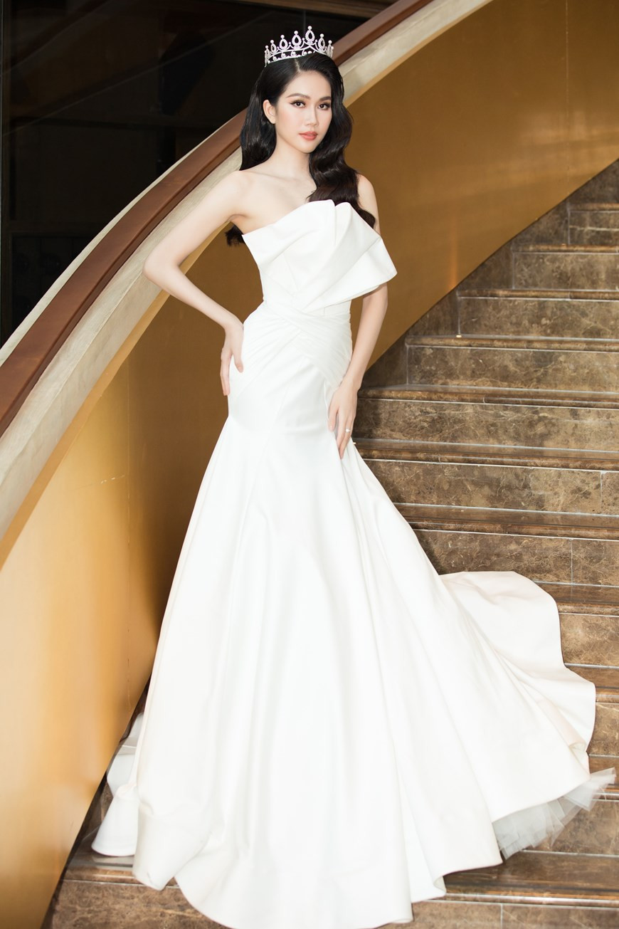 La première dauphine Phuong Anh du concours Miss Vietnam 2020. Photo : VietnamPlus