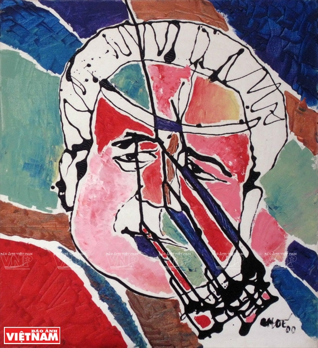 « Portrait de l'artiste Ut Tra On » de Nguyên Hai Chi (Choe).