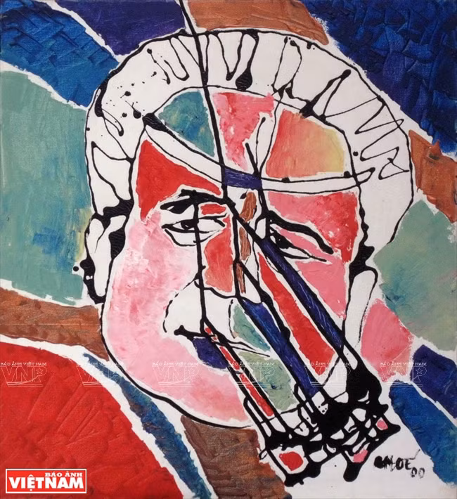 « Portrait de l'artiste Ut Tra On » de Nguyên Hai Chi (Choe).